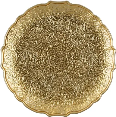 DEKORATIIVNE TALDRIK MICA DECORATIONS Ø33CM KULDNE