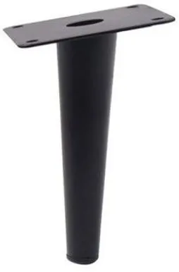 MÖÖBLIJALG 32X200MM VILTUNE KITSENEV JALG, MUST