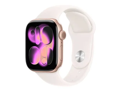 NUTIKELL APPLE WATCH SERIES 11 GPS 42MM ROSE GOLD/CREAM M/L