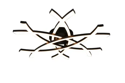 PLAFOON TRIO POLLOCK LED 62X59CM MUST MATT