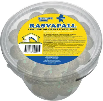  RASVAPALLID LINDUDELE FRIEND'S FOOD ÄMBRIS 30X90G