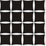 KLAASMOSAIIK LINTMAN MID0158 30X30CM MUST