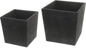 VÄLIS ÜMBRISPOTT 4LIVING THERMO CUBIC, 2TK PAKIS